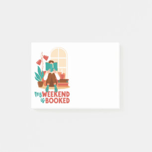 Book Reading Lovers Weekend Post-it Notes