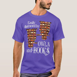 Book Reading Owl T-Shirt