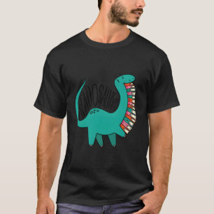 Book Readosaurus Dinosaur Books Library Reading T-Shirt