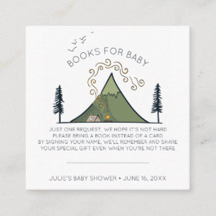 Book Request   Adventure Begins Baby Shower Insert