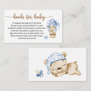 Book Request for Baby Shower Enclosure Card