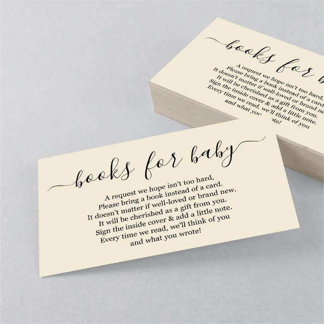Book Request for Baby Shower Invitation - Simple (Creator Uploaded)