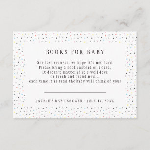 Book Request   Matching Baby Shower Enclosure Card