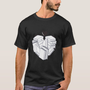 Book Retro Reading Librarian Reader Library T-Shirt