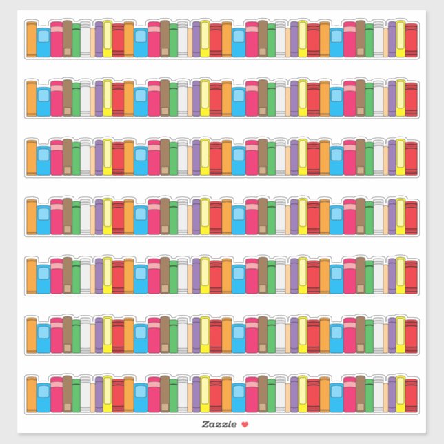 Book Row Border 7 Piece (Sheet)