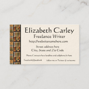 Book Scene Business Card
