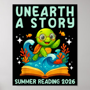 Book sea turtle summer reading 2026 unearth a poster