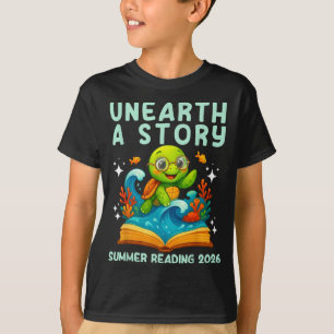 Book sea turtle summer reading 2026 unearth a T-Shirt