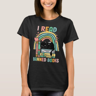 Book Shelf Banned Books Quotes I Read Banned Books T-Shirt