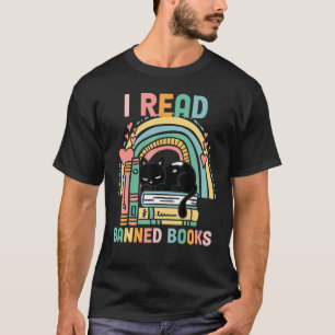 Book Shelf Banned Books Quotes I Read Banned Books T-Shirt