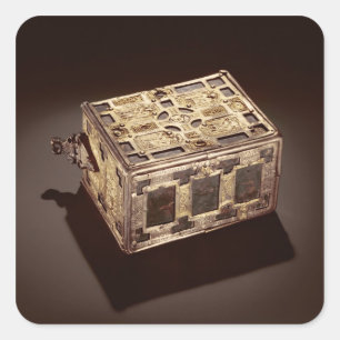 Book-Shrine or Cumdach of Molaise, c.1001-25 Square Sticker