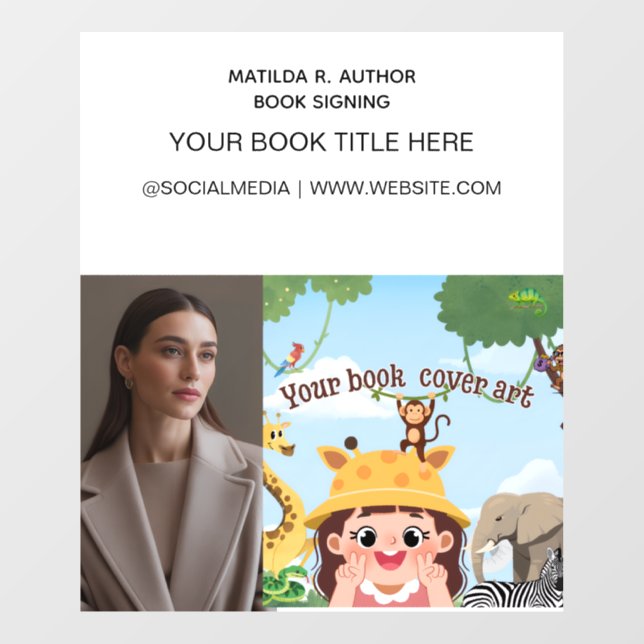 Book Signing | Author Book Launch Promotional (Sheet)