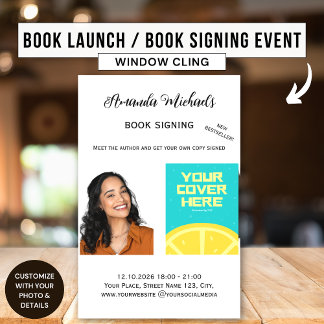 Book Signing Author Writer Book Launch Bestseller