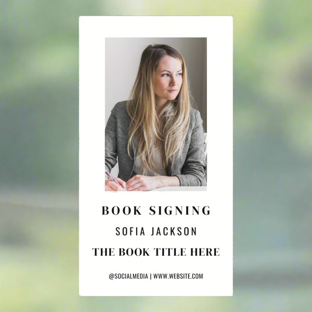 Book Signing Photo Author Writer Promotional  (Creator Uploaded)