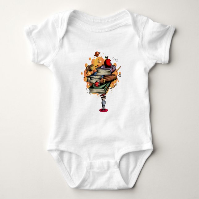 Book Smart Baby Bodysuit (Front)