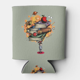 Book Smart Can Cooler