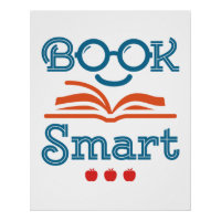 Book Smart Funny Reading Lover Bookworm