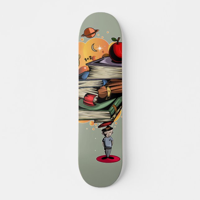 Book Smart  Skateboard (Front)