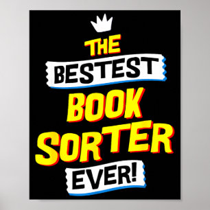 Book Sorter, Funny Job Occupation  Poster