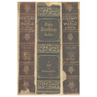 Book Spine Decoupage Paper