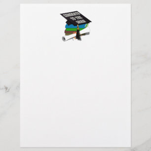 Book Stack "CONGRATS TO THE GRAD" Diploma