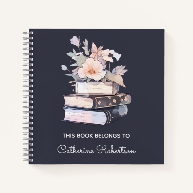 Book Stack This Book belongs to Name Bookplate (Front)