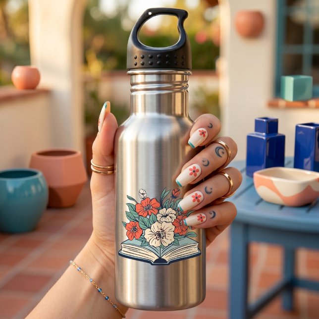 Book Stainless Steel Water Bottle (Creator Uploaded)