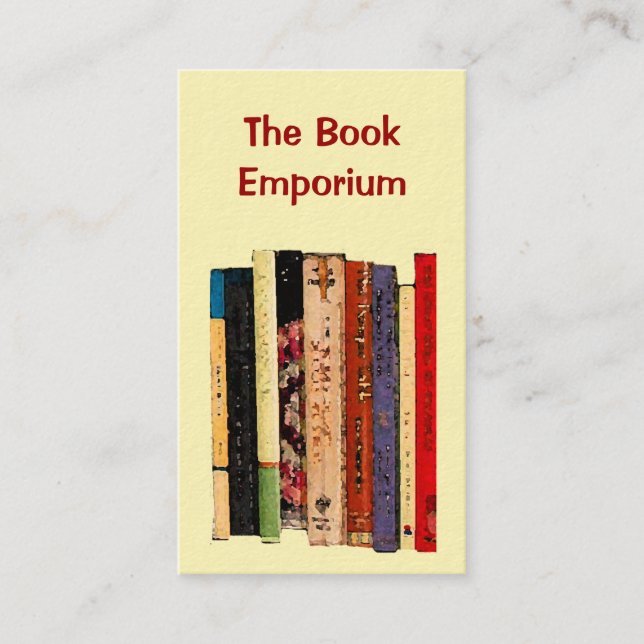Book Store Business Card (Front)