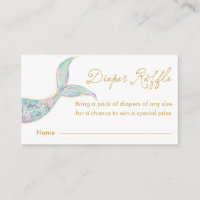 Book Story Theme Diaper Raffle Ticket