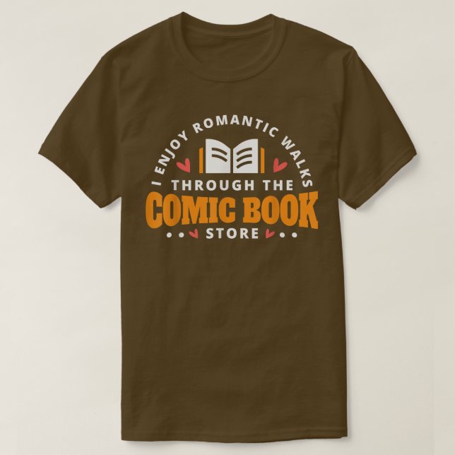 Book Stuff Book Lovers Comic Book187 T-Shirt (Design Front)