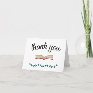 Book Thank You Card