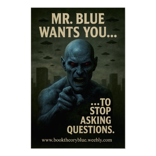 Book Theory Blue Poster 05 (Front)