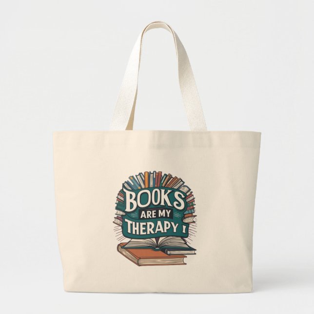 Book Therapy Tote (Front)