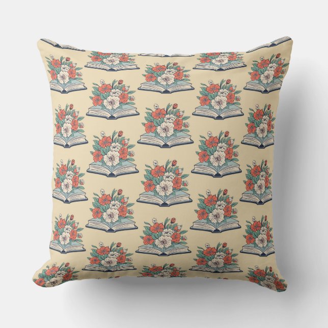 Book Throw Pillow (Front)