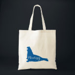 Book Tote Bag Bags Monterey California Sea Lion<br><div class="desc">A simply cute Monterey sea lion book tote bag. The text in the sea lion is a template so that you can easily change it. After making any changes to the tote, please review the displayed sample for accuracy. What you see on the displayed sample is what will be printed....</div>