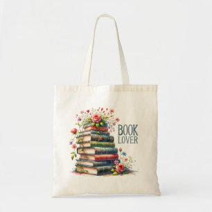Book Tote Bag Pretty Book Lovers Gift