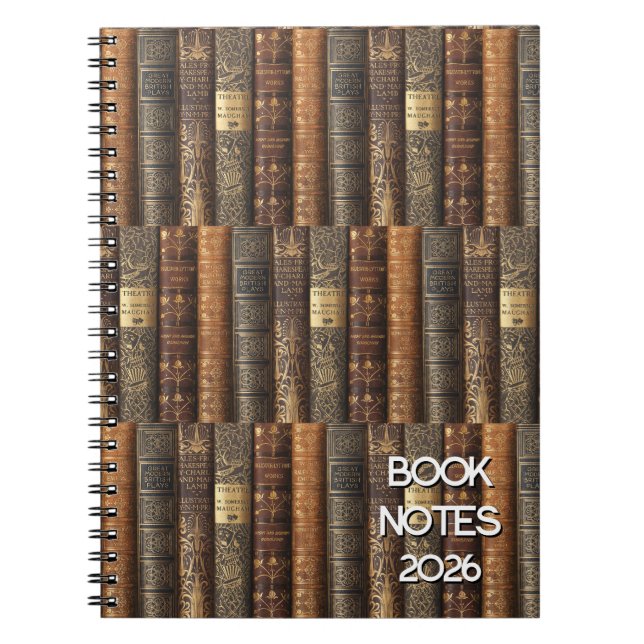 Book Tracker Notes 2026 (Front)