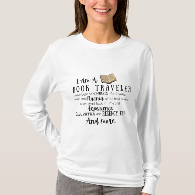 Book traveller confession: bookish T-Shirt (Front)