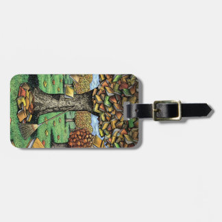 Book Tree Luggage Tag