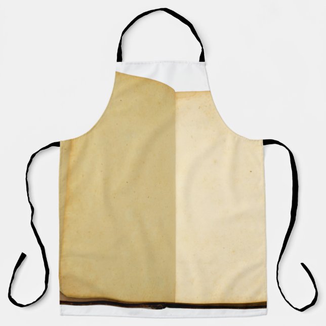 Book vintage old texture retro apron (Front)