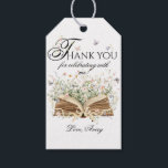 Book Wildflower A New Chapter Begin Bridal Shower Gift Tags<br><div class="desc">Book Wildflower A New Chapter Begin Bridal Shower</div>