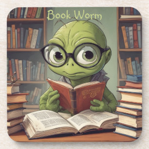 Book Worm Coaster