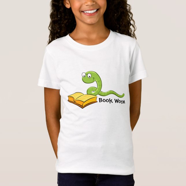 Book Worm Kid T-shirt (Front)