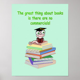 Book Worm Poster