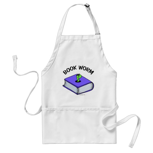 Book Worm Standard Apron (Front)