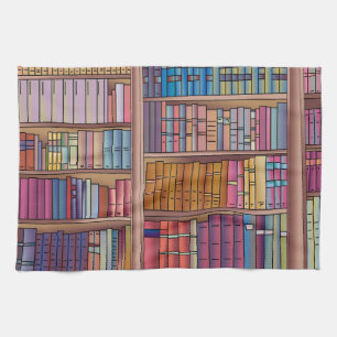 Book Worm Tea Towel