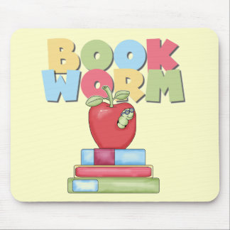 Book Worm Tshirts and Gifts Mouse Pad