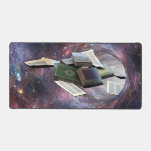 Book Wormhole Desk Mat