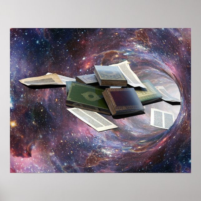 Book Wormhole Poster (Front)