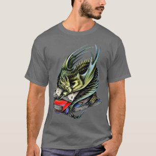 Book Wyrm   Magical Dragon Book Worm Reading Tee 